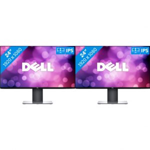 2x Dell UltraSharp U2419H Bildschirm