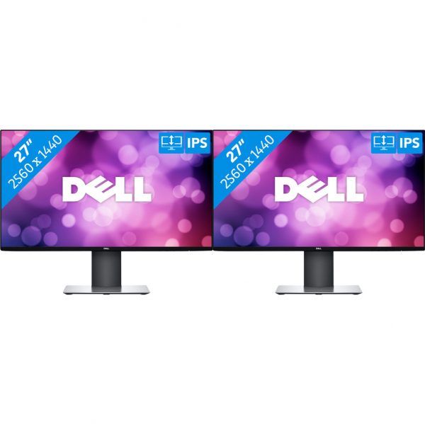 2x Dell UltraSharp U2719D Bildschirm