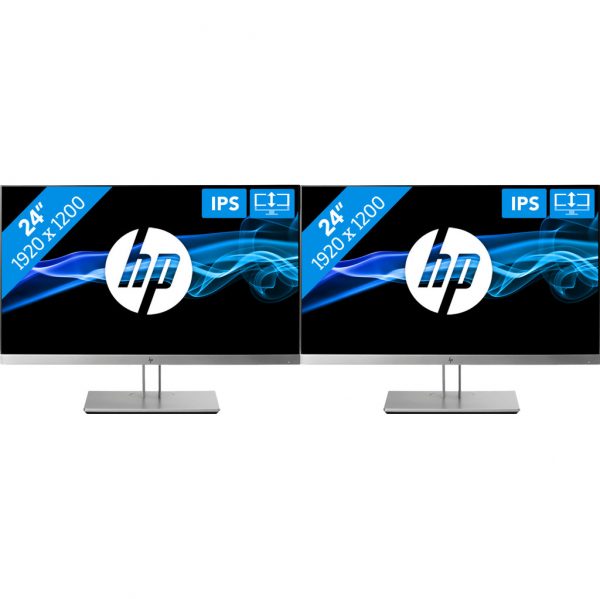 2x HP EliteDisplay E243i Bildschirm