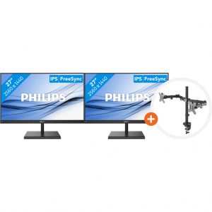 2x Philips 275E1S/00 + NewStar FPMA-D550DBLACK Bildschirm