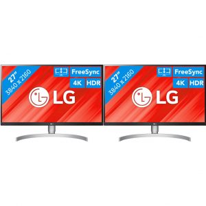 2 x LG 27UL850 Bildschirm