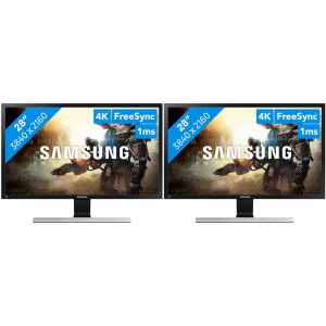 2 x Samsung LU28E570DS/EN Bildschirm