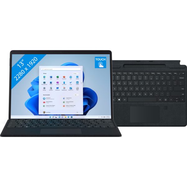 Microsoft Surface Pro 8 - i7/16/ 512 Graphite + Signature Tastatur Schwarz